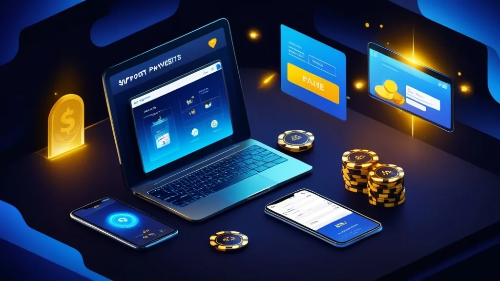 Verification documents beside a casino payment review screen